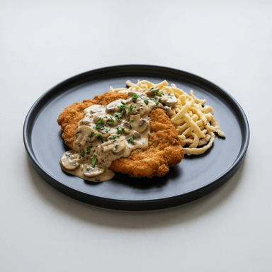 Serviervorschlag: Schweineschnitzel