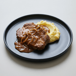 Serviervorschlag: Schweinenackensteak