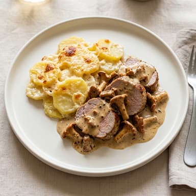 Serviervorschlag: Schweinefilet