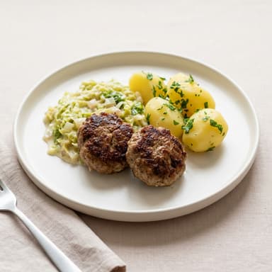 Serviervorschlag: Fleischküchle