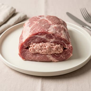 Serviervorschlag: Schweinekamm