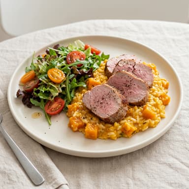 Serviervorschlag: Schweinefilet
