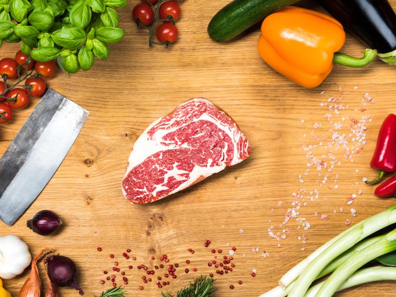 DRY AGED Rib Eye Steak vom RHÖNER ANGUS BEEF - 300g